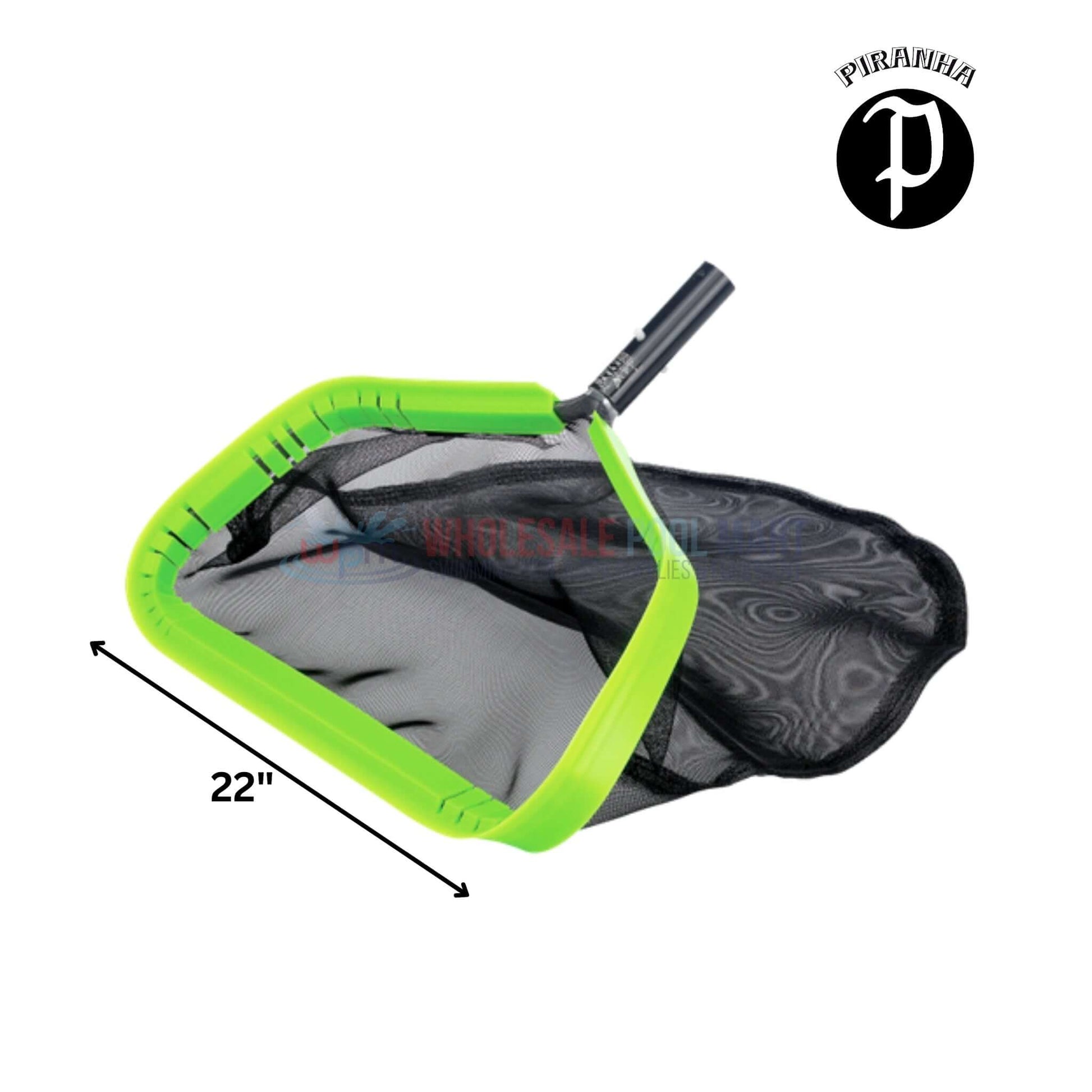 Piranha Professional Wide Mouth Leaf Net PA800 22 inch leaf rake from Wholesale Pool Mart WPM for pools and ponds.