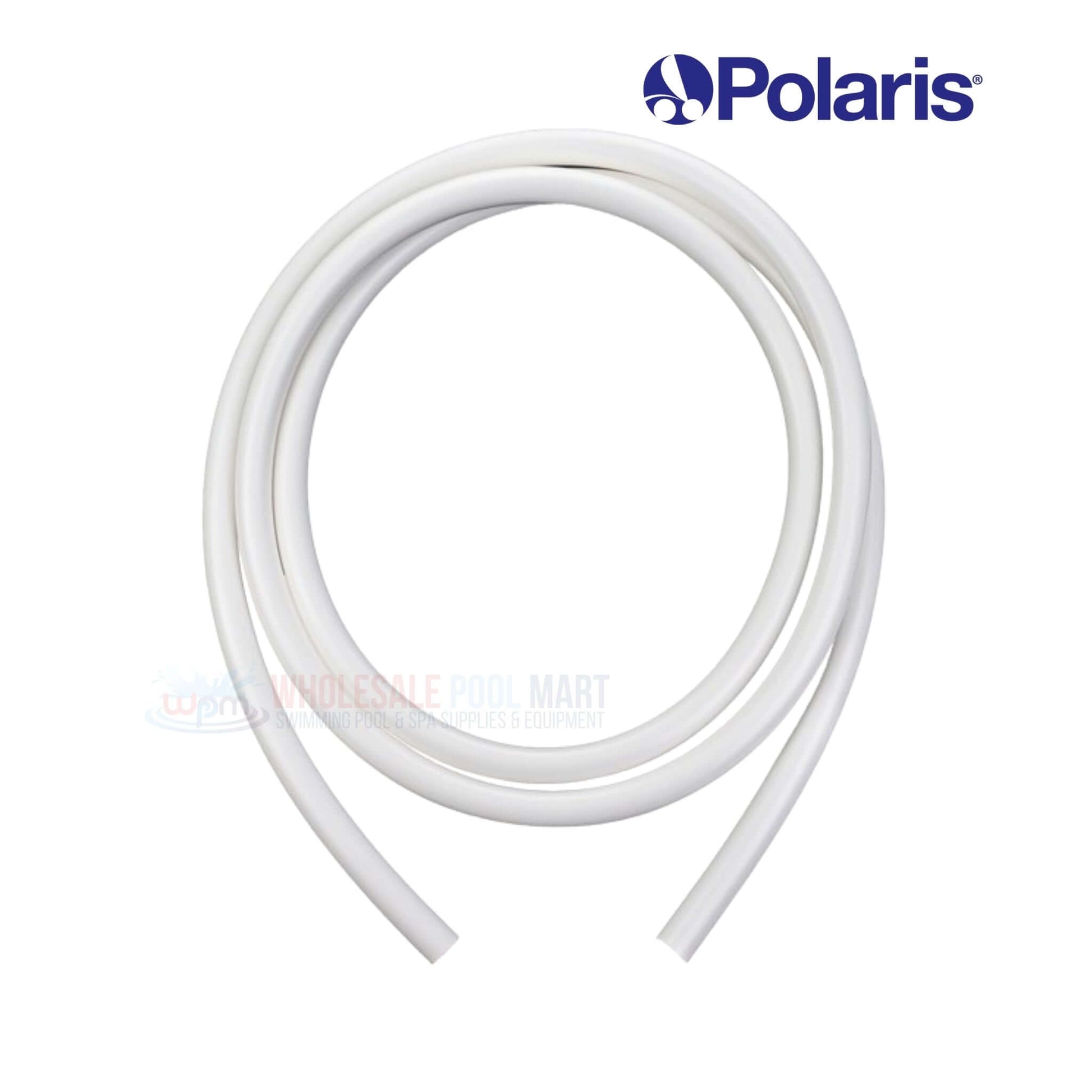 Polaris feed hose D45, 10-foot white hose for Polaris pool cleaners, available at Wholesale Pool Mart WPM.