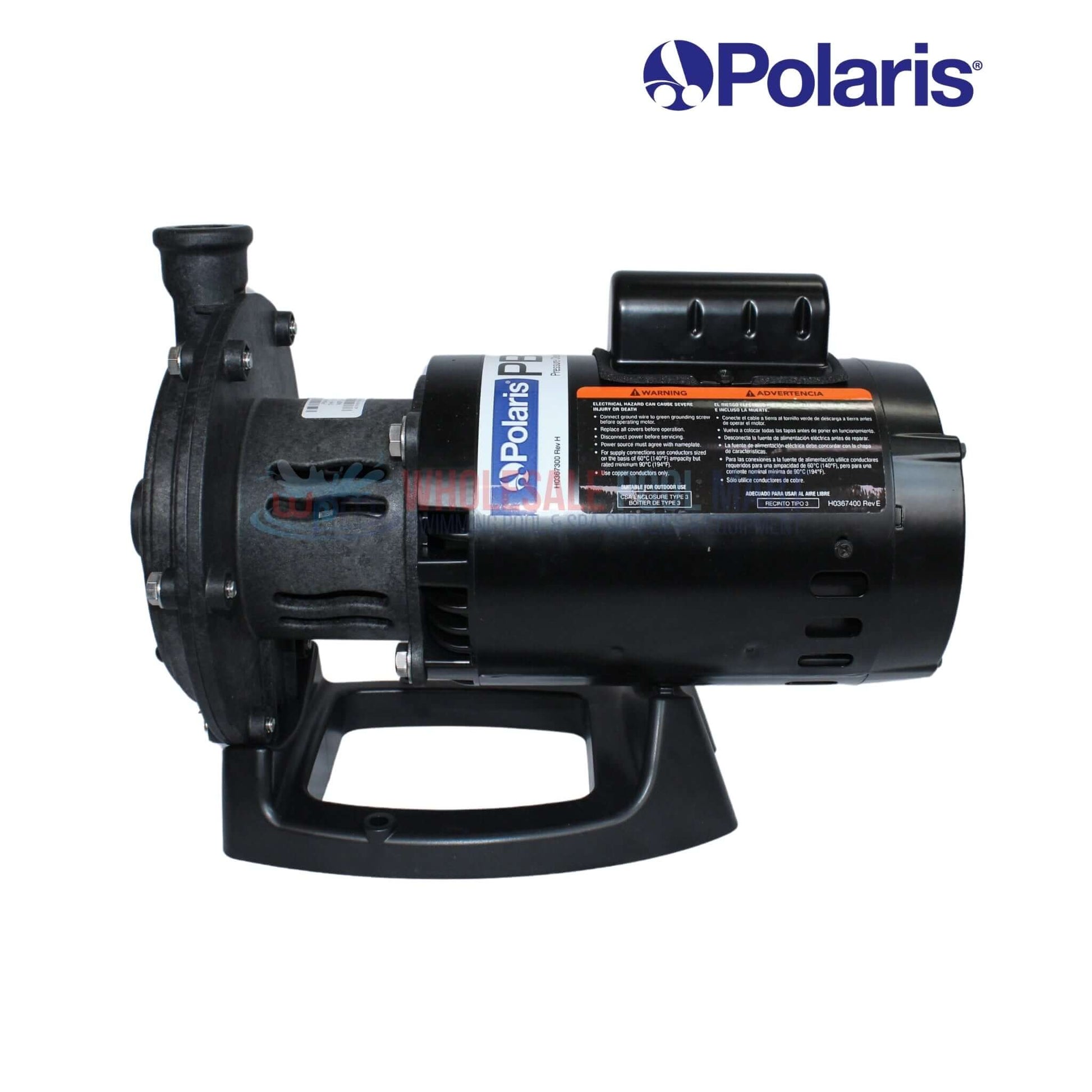 Polaris Booster Pump PB4-60, 3/4 HP, for pressure side pool cleaners - Wholesale Pool Mart WPM