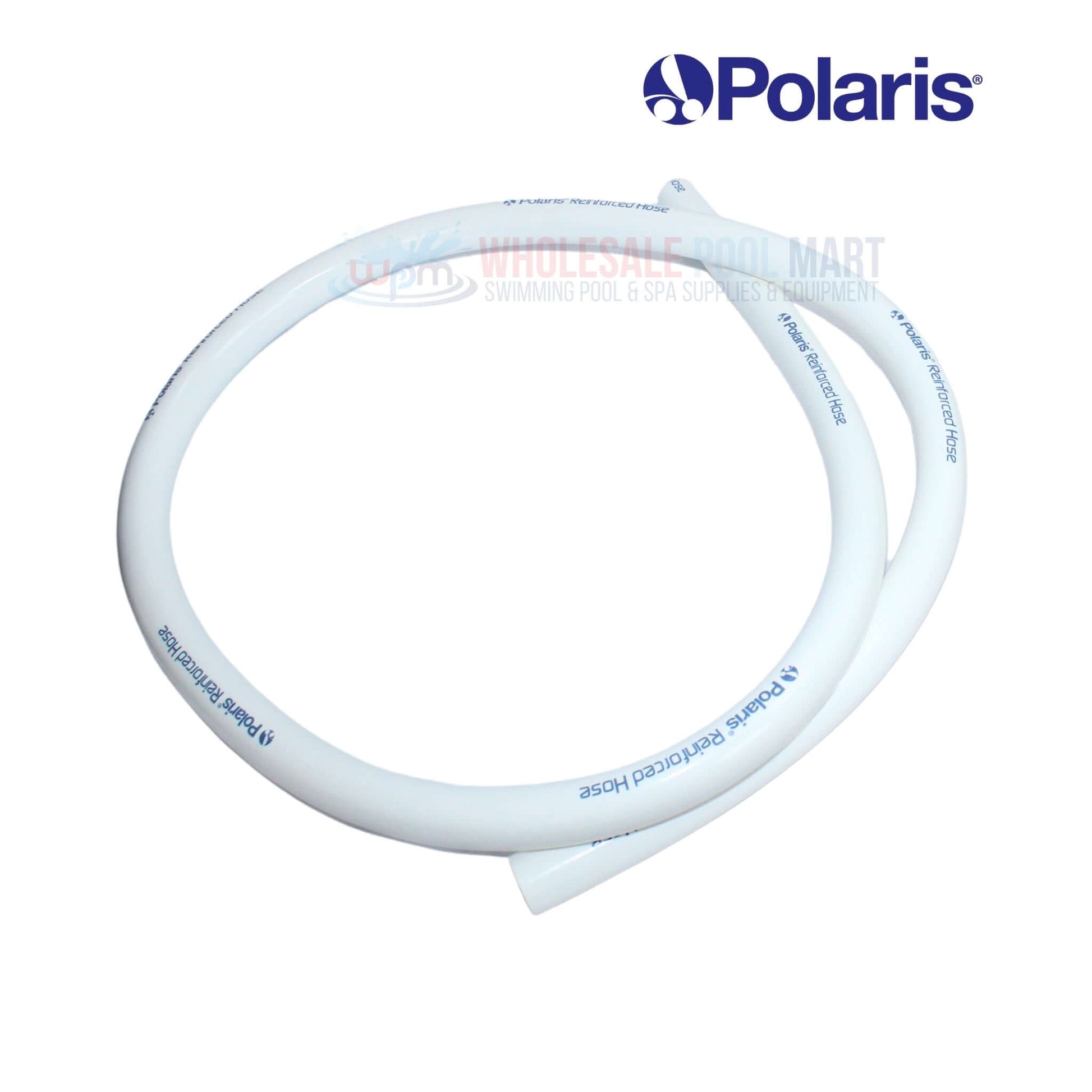 Polaris flexible pool cleaner hose for pressure side cleaners by Wholesale Pool Mart WPM, designed for efficient pool cleaning.