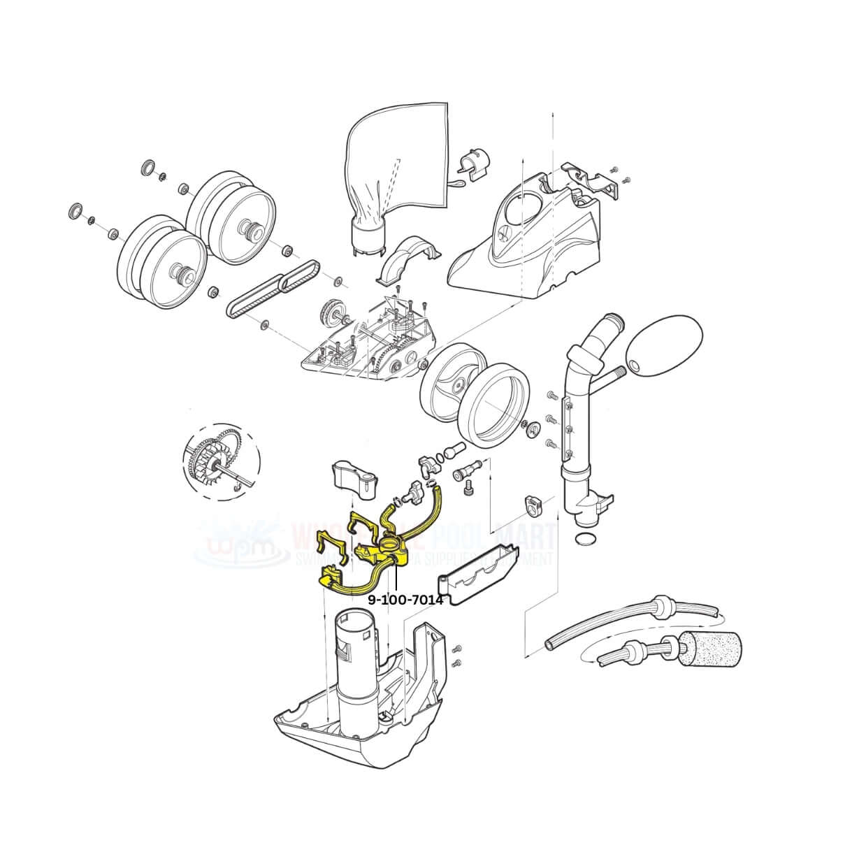 Polaris Water Management System 9-100-7014 diagram for Vac-Sweep 360 & TR36P | Wholesale Pool Mart WPM