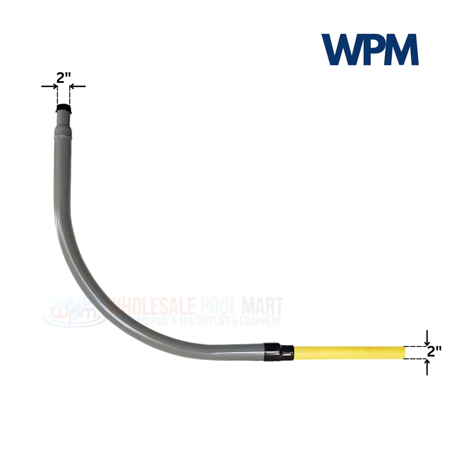 Poly Meter Riser, 2-inch, IPS, durable HDPE, connects underground gas piping, Wholesale Pool Mart WPM.