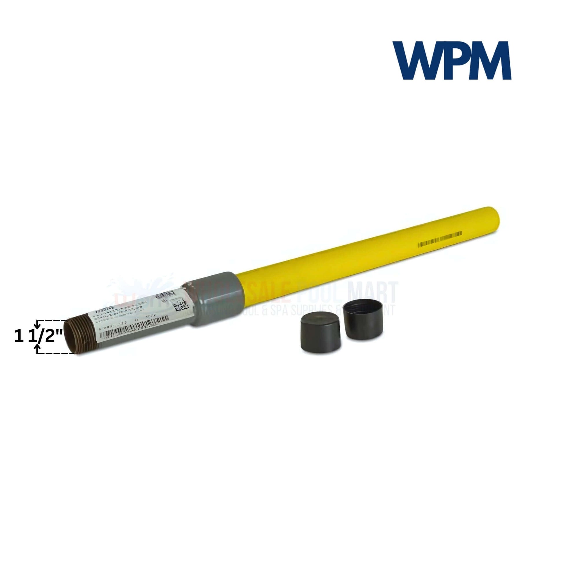 Poly Trans to Metal Gas Fitting 1-1/2" IPS by Wholesale Pool Mart WPM, durable for gas piping connections.