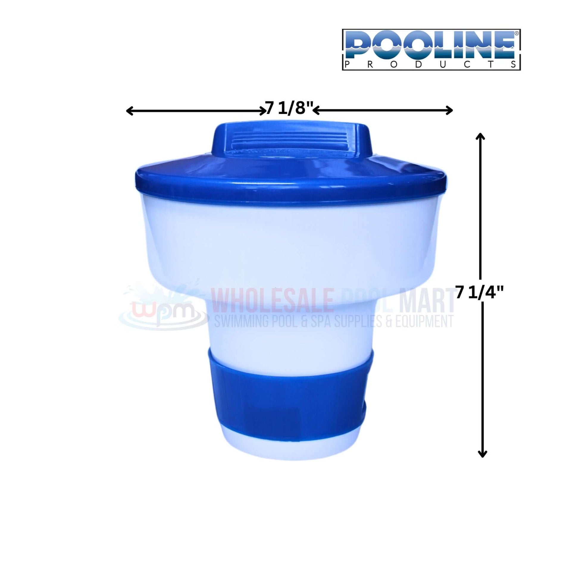 Pooline Floating Chlorine Tablet Dispenser | 11063 from Wholesale Pool Mart WPM for effortless pool maintenance.