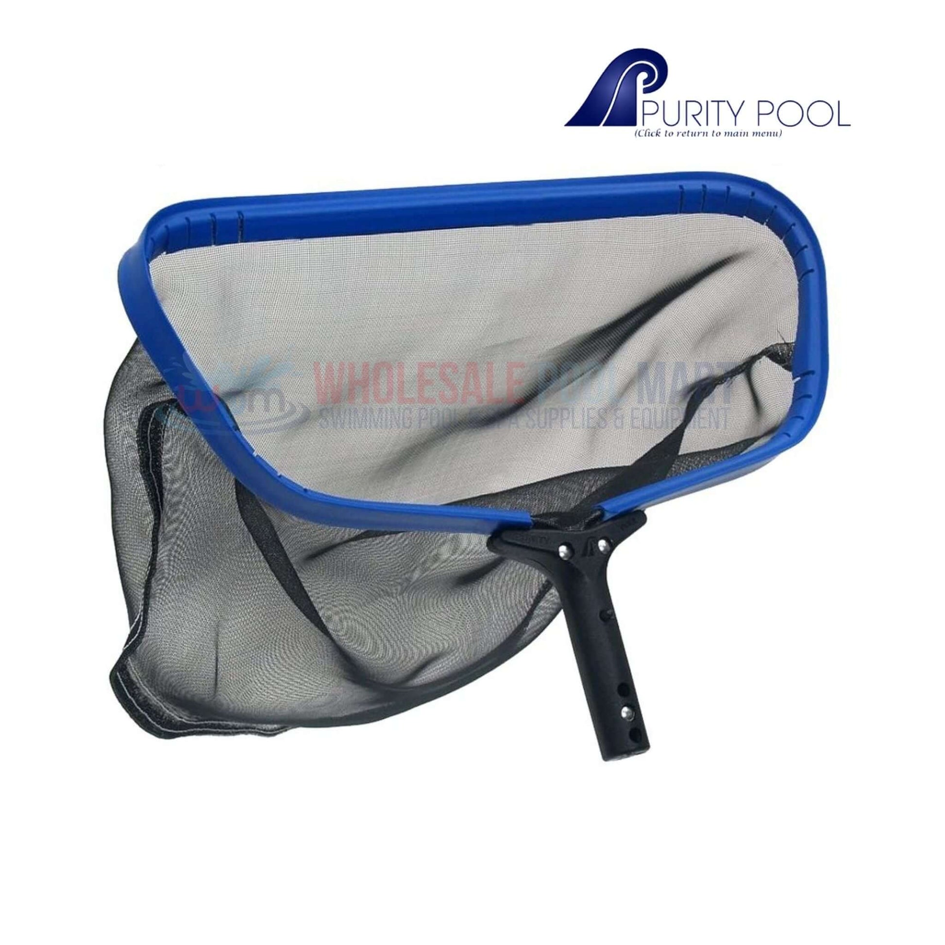 Purity Pool Ultra Lite Pool Leaf Rake Tuff Duty 18-inch mesh, lightweight aluminum by Wholesale Pool Mart WPM.
