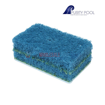 Purity Swimming Pool Fine Tile Scrubber Pad 3" x 4" from Wholesale Pool Mart WPM, ideal for clean pool tiles.