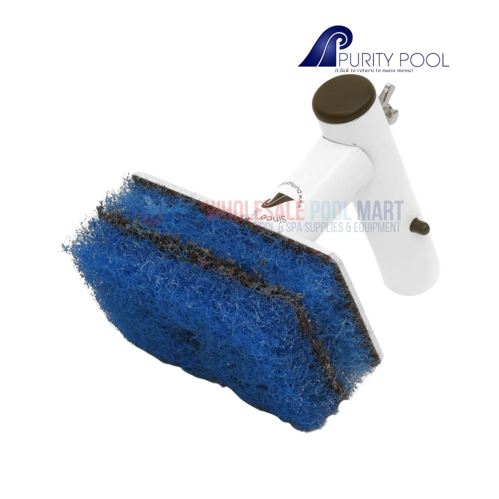 Purity Swimming Pool Quick Connect Tile Scrubber TSQC from Wholesale Pool Mart WPM for effective pool tile cleaning.