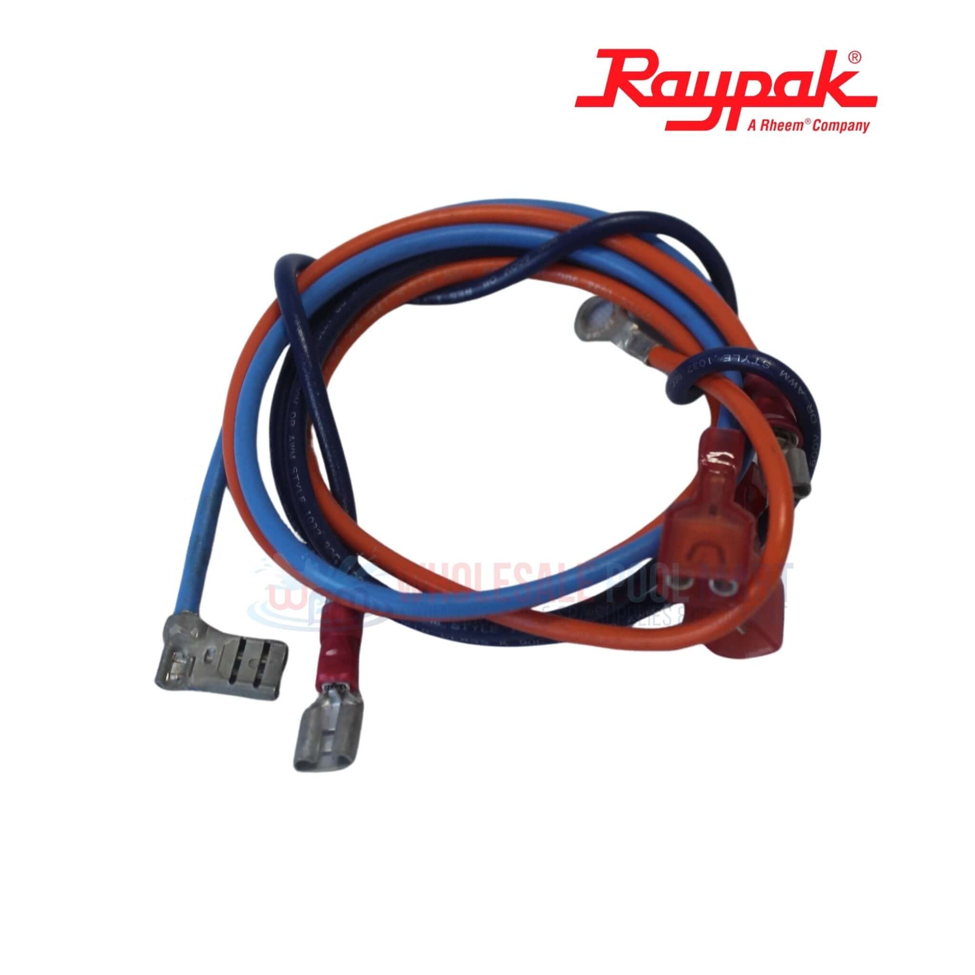 Raypak 001813F 240V Contractor Heaters | ELS/ELC/ELA wiring kit with colored wires for electric pool heaters from Wholesale Pool Mart.