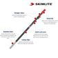 Skimlite Carbon Fiber Telescopic Pole With Level Lock | 8' - 16' | CL816L