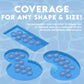 Coverage for any shape & size with Solar Sun Rings Pool Cover SSRA-SB-02 by Wholesale Pool Mart WPM.