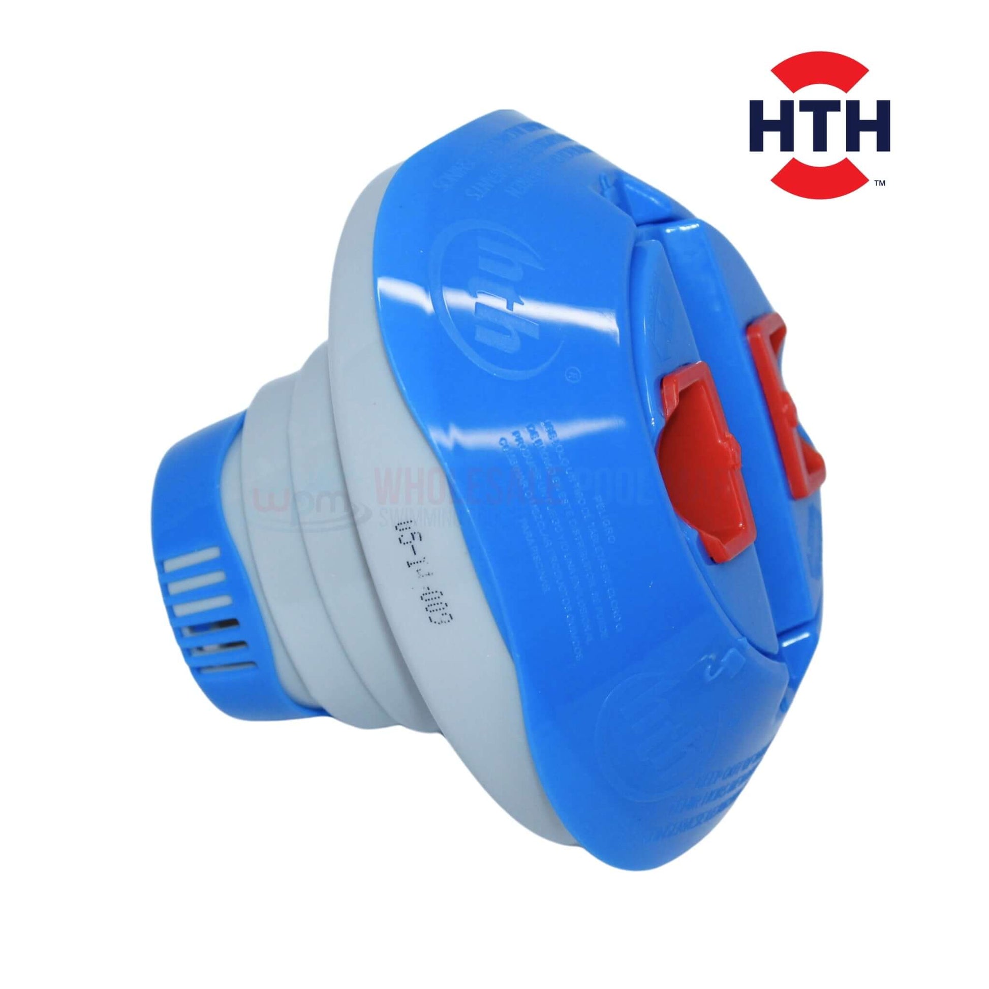 HTH Pop Up Floater 4088 for spas and hot tubs, available at Wholesale Pool Mart WPM, easy-to-use sanitizer dispenser.