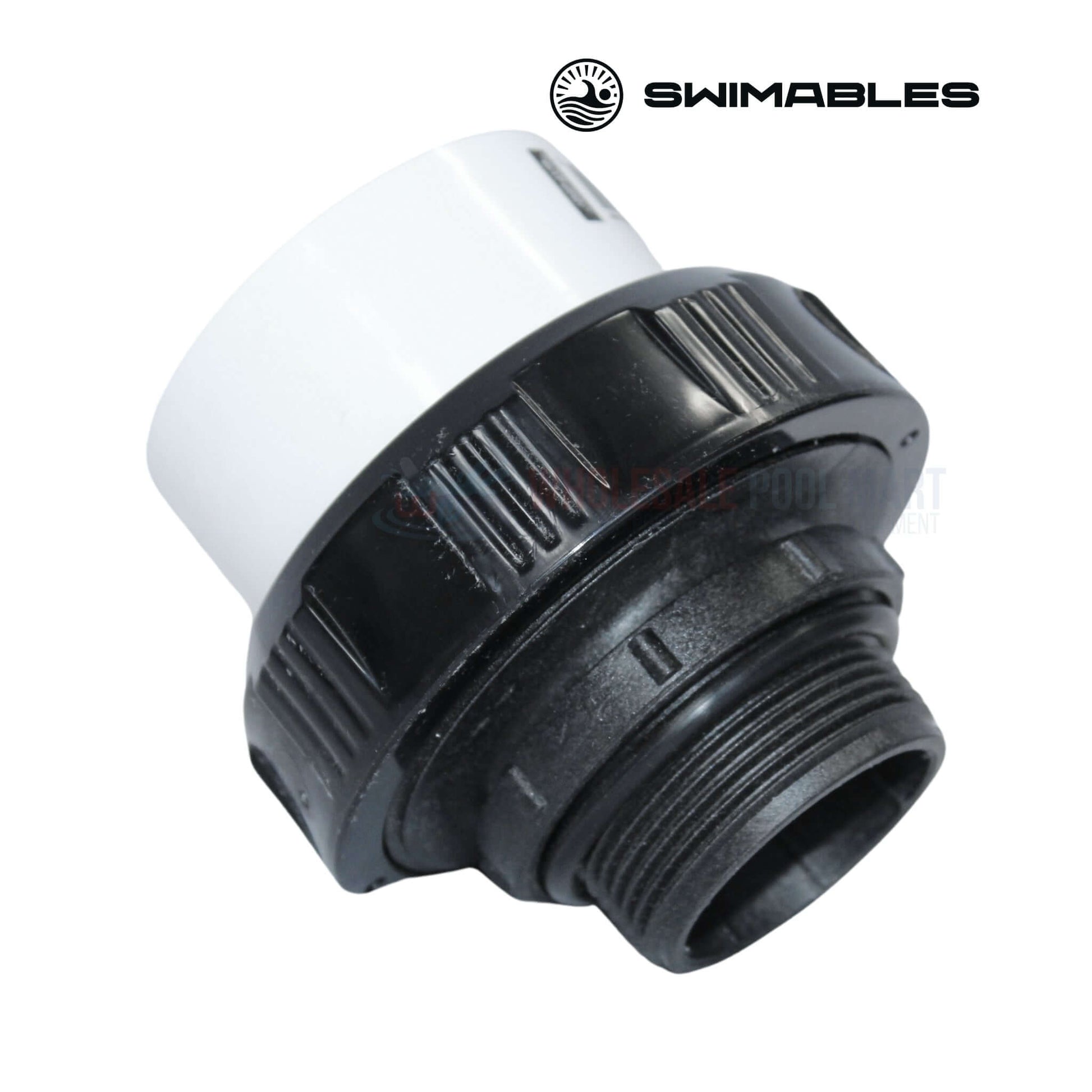 Swimables Hi Temp Union SW-30-217 1.5" MIP x 2" Socket, durable for pool and spa. Available at Wholesale Pool Mart WPM.