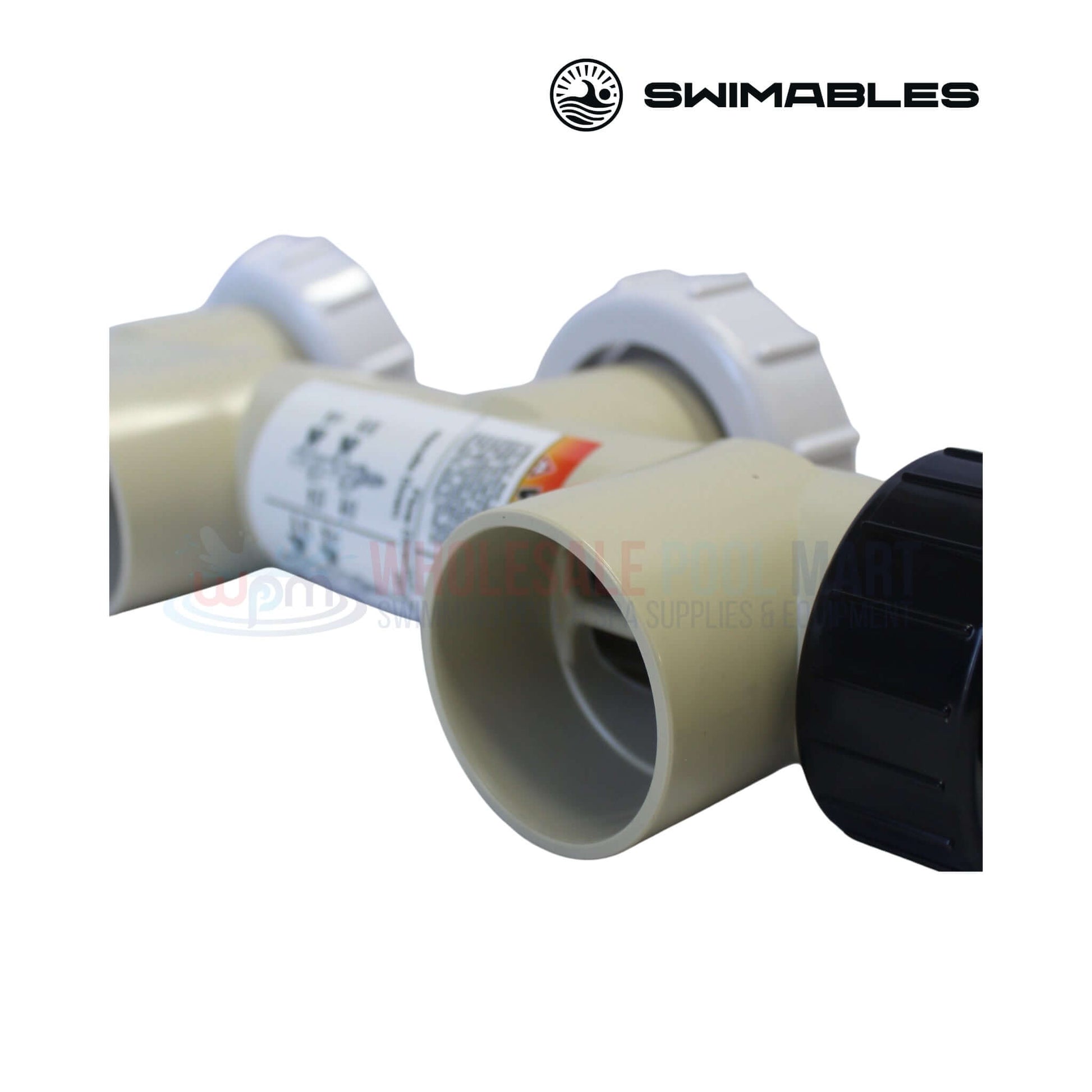 Swimables SW-26-064 Pentair Push Pull Backwash Valve | 263064 in PVC, designed for efficient pool filter operation from Wholesale Pool Mart.