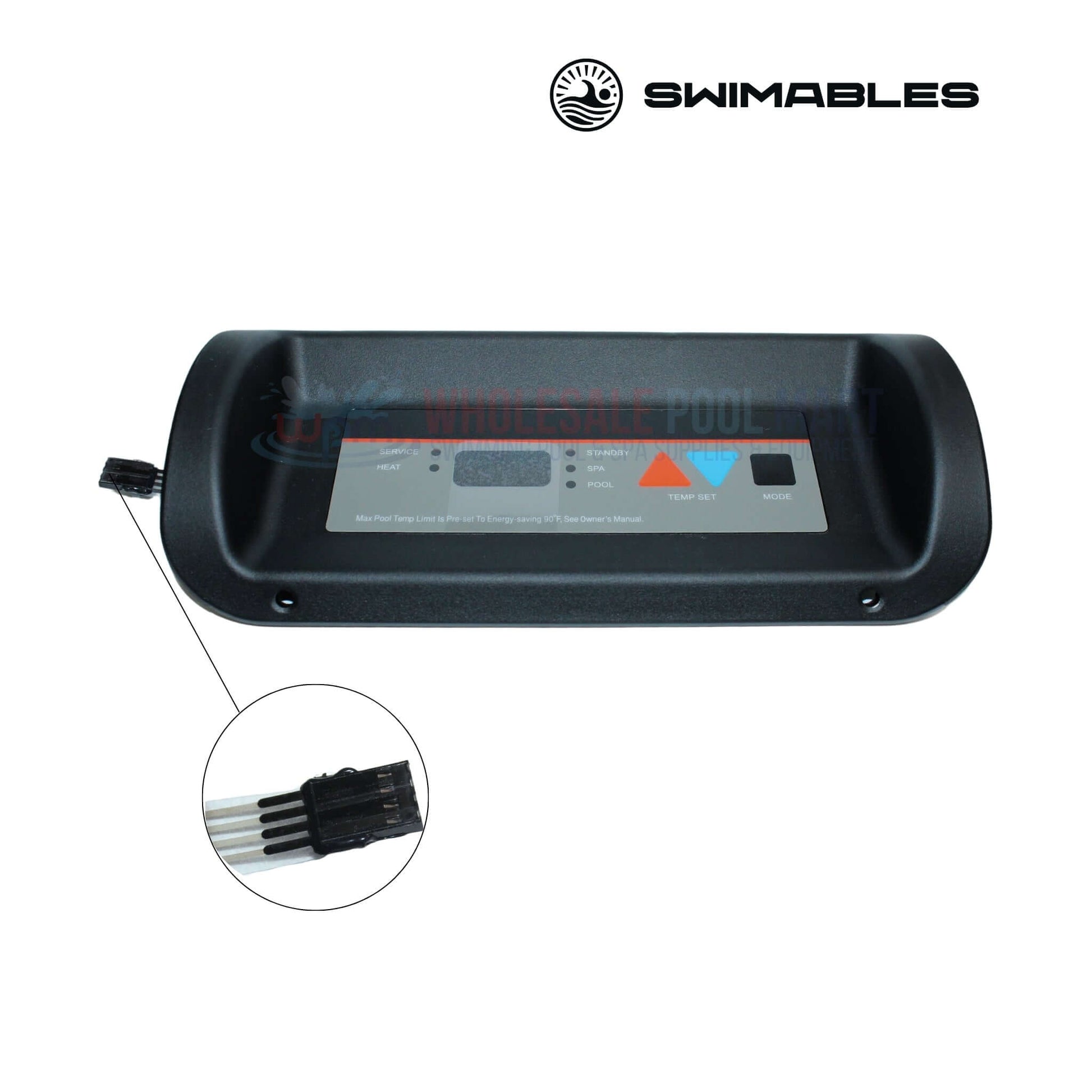 Swimables Bezel and Keypad Assembly for Hayward Universal H-Series Low Nox Heaters | Wholesale Pool Mart WPM