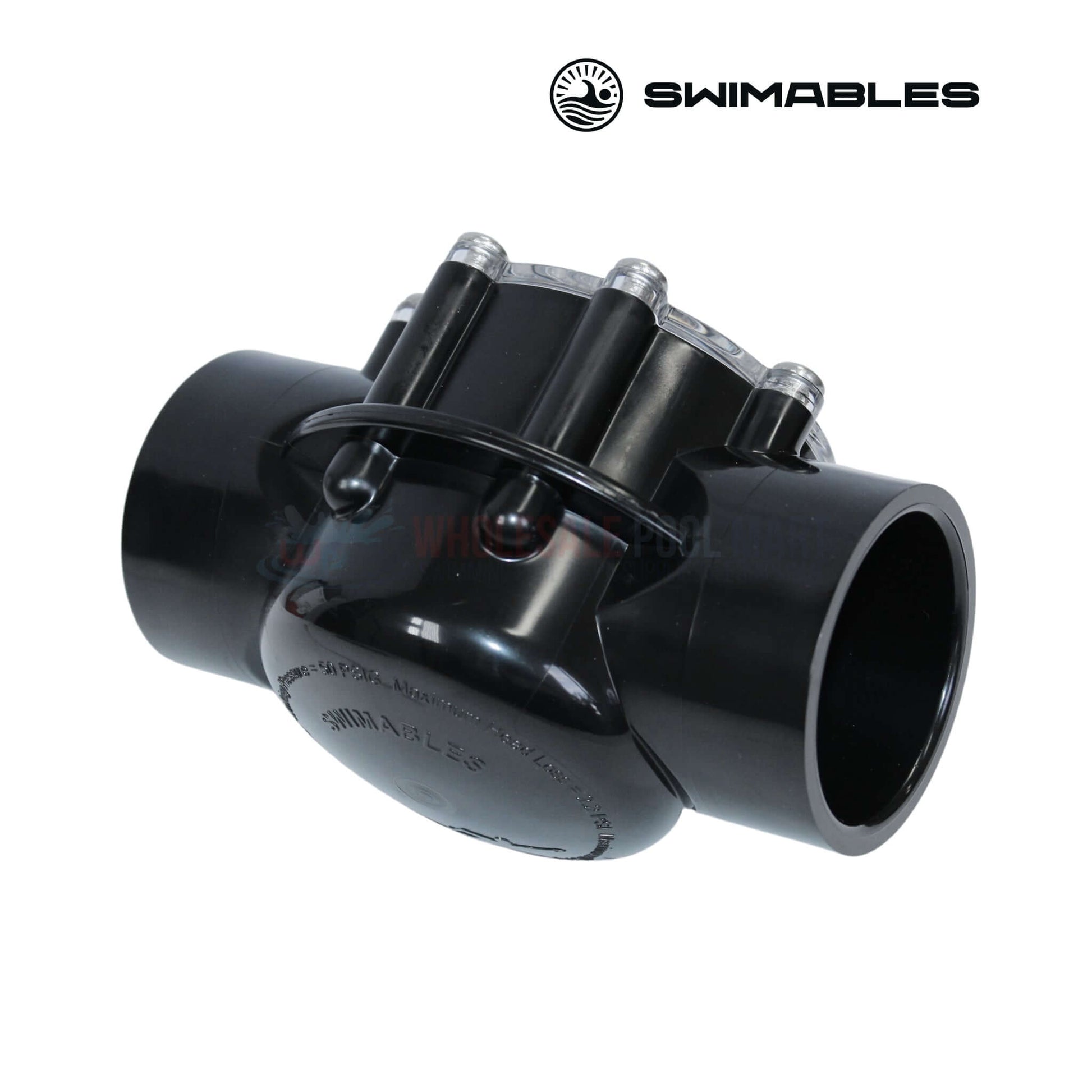 Swimables CPVC Check Valve SW-35-120 2" x 2.5" for pools, compatible with Jandy 7305, from Wholesale Pool Mart WPM.