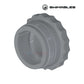 Swimables gray 1.5 inch threaded directional fitting with 0.5 inch eyeball SW-30-821 for pool water flow control.