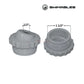 Swimables 1/2" threaded fitting for pool and spa, gray, durable material, enhances water flow control, SKU SW-30-821.