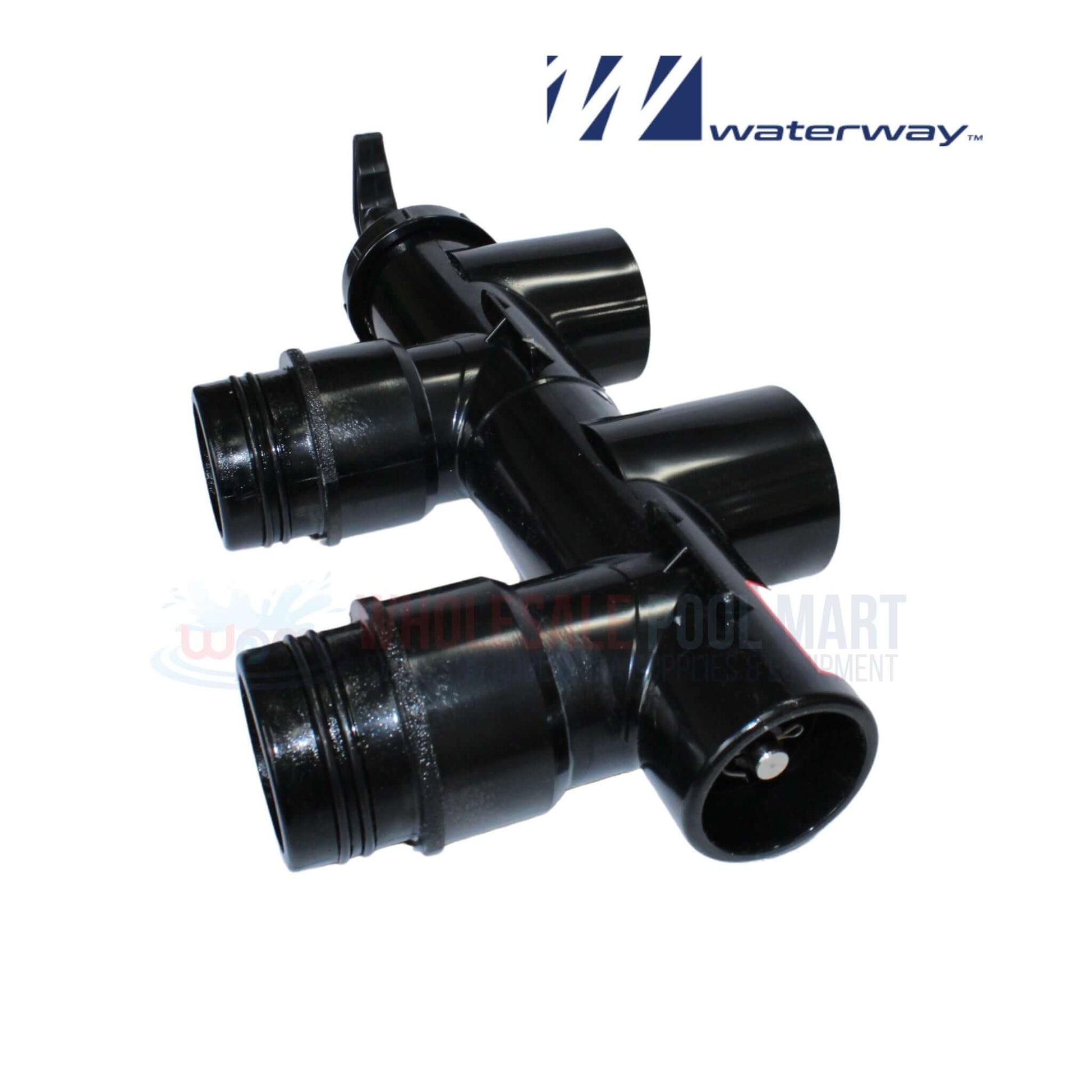 Waterway 2.5" High-Temp PVC Slide Valve Assembly from Wholesale Pool Mart WPM, durable construction, easy installation.