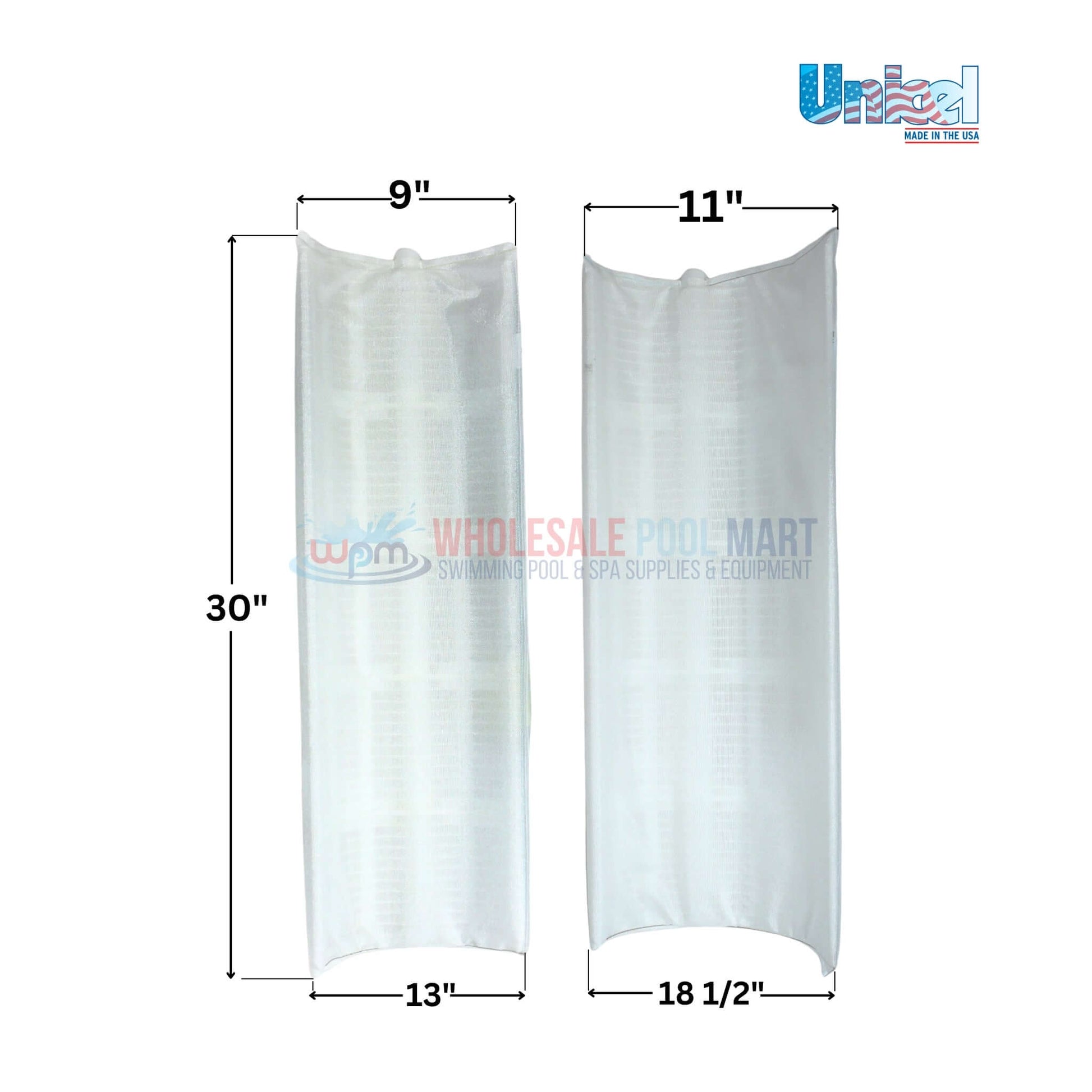 Waterway Crystal Water DE filter replacement grids dimensions 9"x30" and 11"x30" from Wholesale Pool Mart WPM.