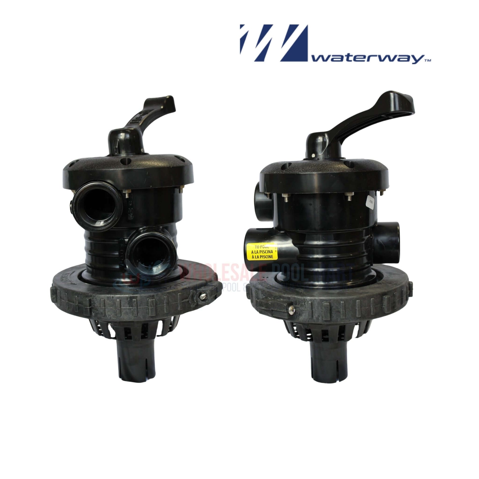 Waterway Sand Filter Multiport Valve WVS003 from Wholesale Pool Mart WPM | 1.5" connection | Top mount design.