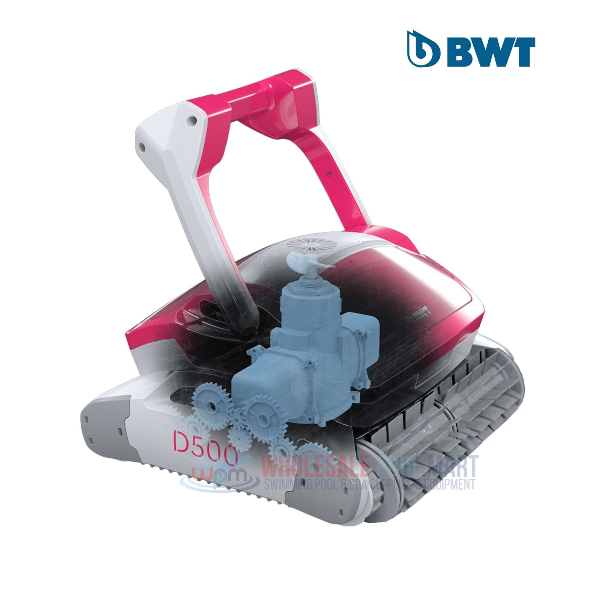 BWT D500 Robotic Pool Cleaner from Wholesale Pool Mart WPM with 60 ft cord for superior cleaning performance.