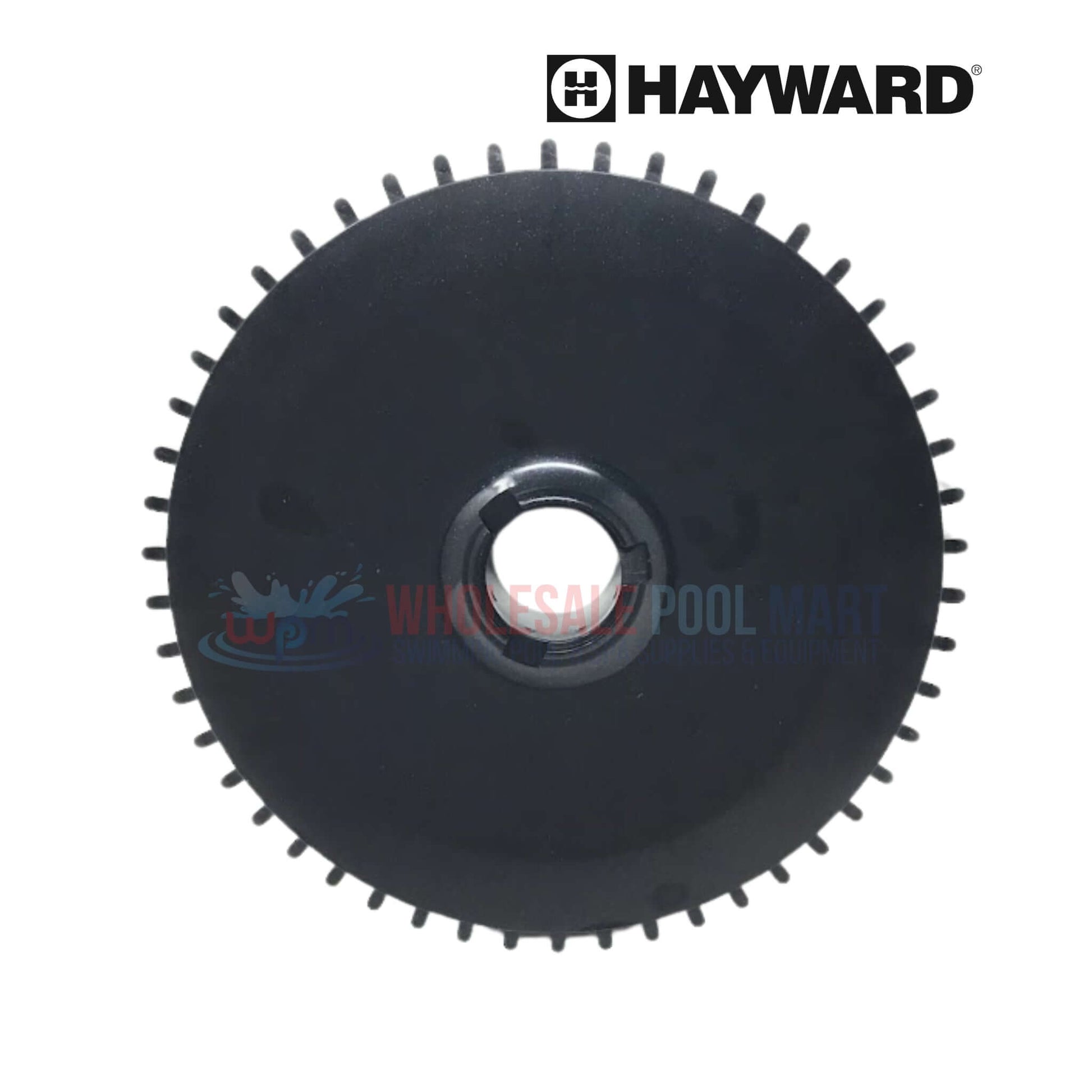 Hayward AquaNaut wheel hub in black metal from Wholesale Pool Mart, PVX051-236 for cleaner smooth movement.