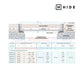 Hide skimmer cover kit installation overview chart | Wholesale Pool Mart WPM | Marine-Grade stainless steel