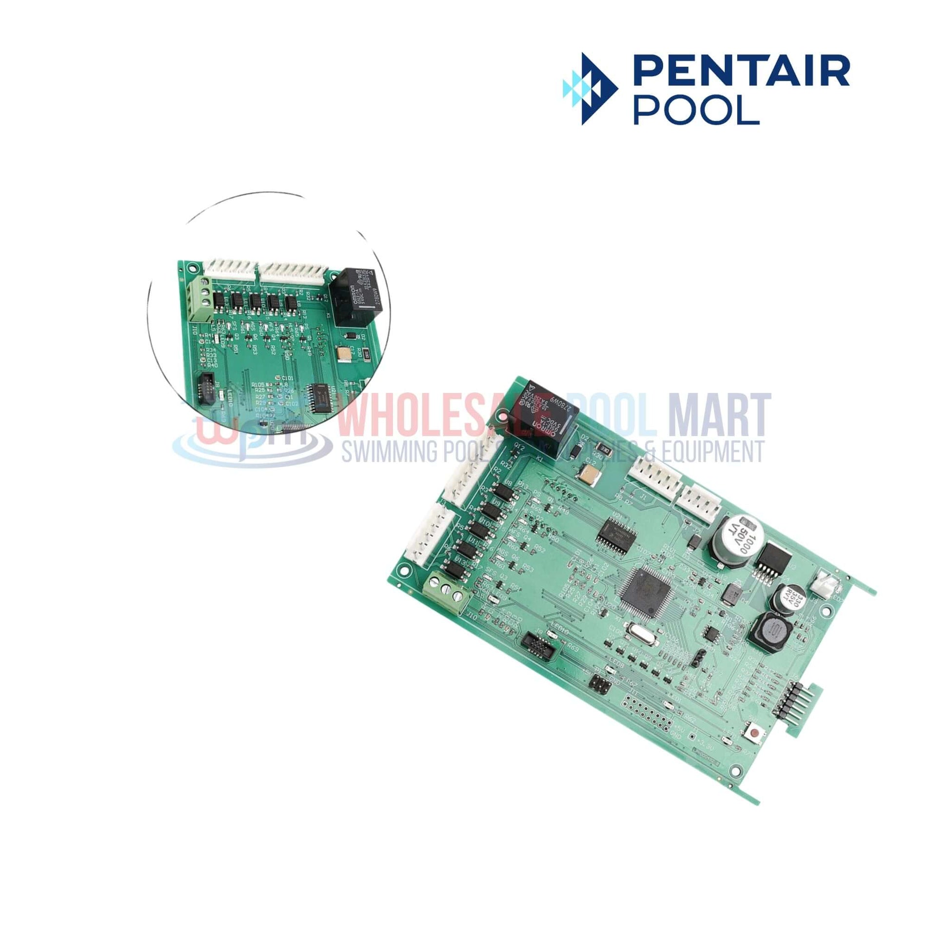 Pentair control board 461105 for MasterTemp & Max-E-Therm heaters, 6 button pad at Wholesale Pool Mart WPM.