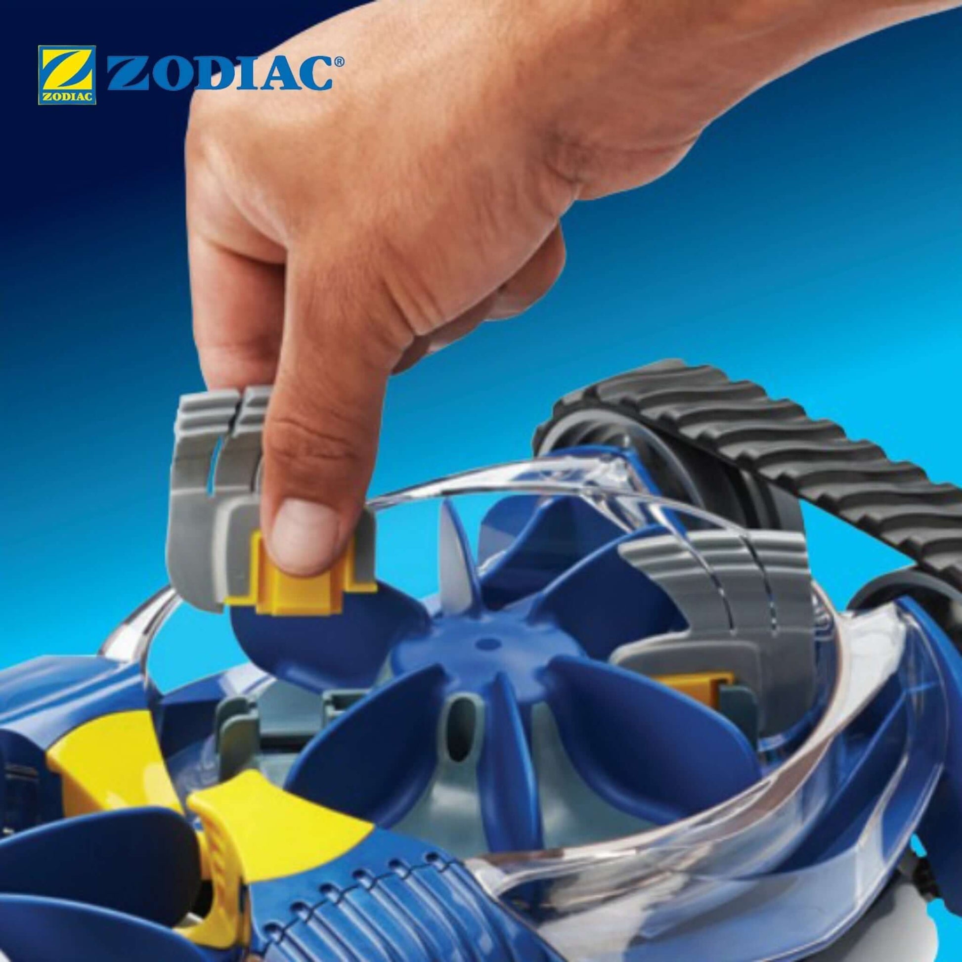 Zodiac Cyclonic Scrubbing Brush Replacement installation for MX8 MX6 Elite by Wholesale Pool Mart WPM.
