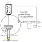 Levolor water supply diagram showing connection from city supply via DBL CHK VLV for optimal installation.