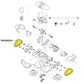 Exploded view of Zodiac Track Tires R0526100 for MX8 and MX6 cleaners from Wholesale Pool Mart WPM.