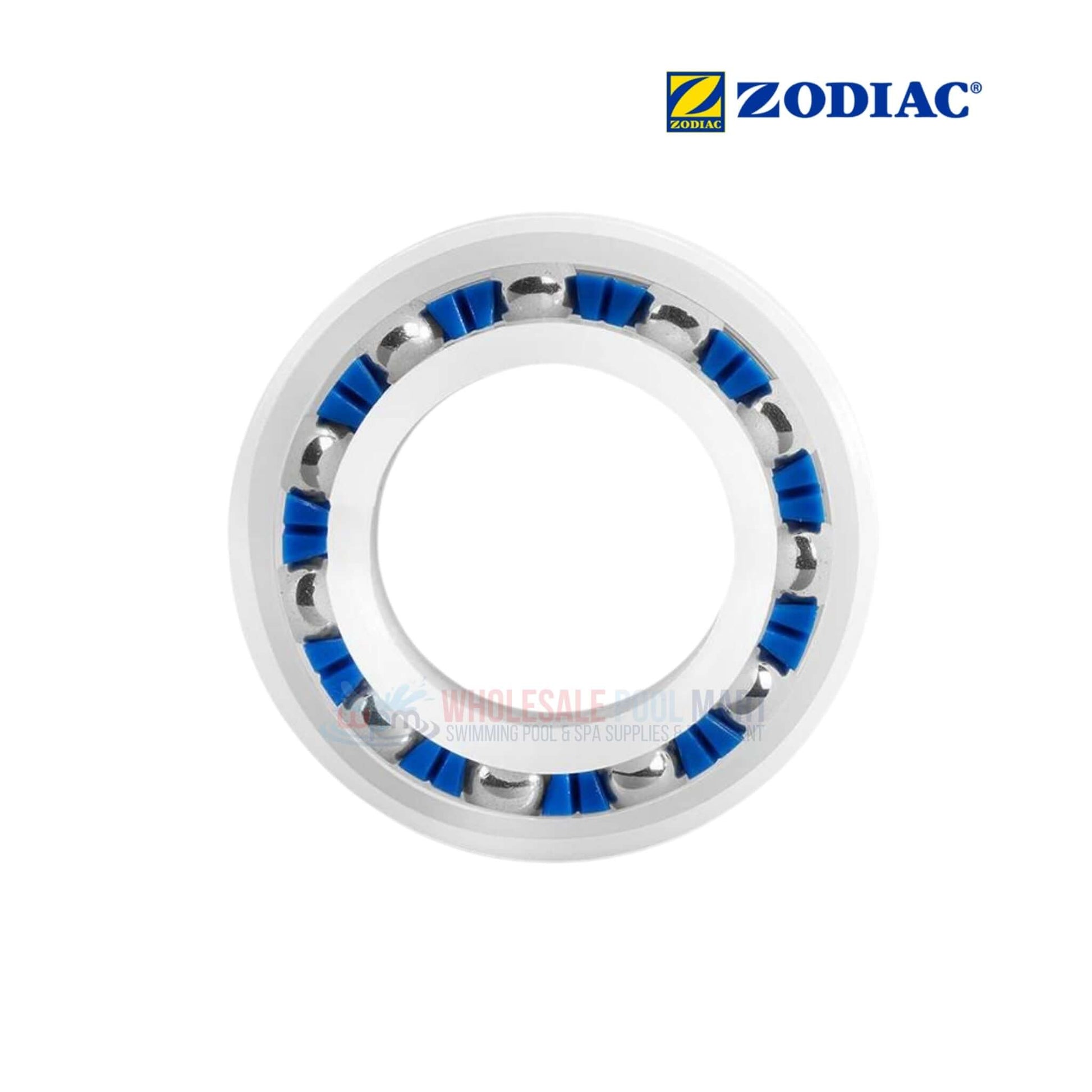 Zodiac Wheel and Engine Bearing R0527000 for cleaners by Wholesale Pool Mart WPM, enhances pool cleaner performance.